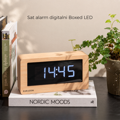 Sat alarm digitalni Boxed LED