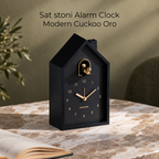 Sat stoni Alarm Clock Modern Cuckoo Oro