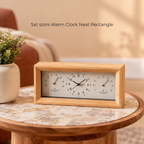 Sat stoni Alarm Clock Neat Rectangle