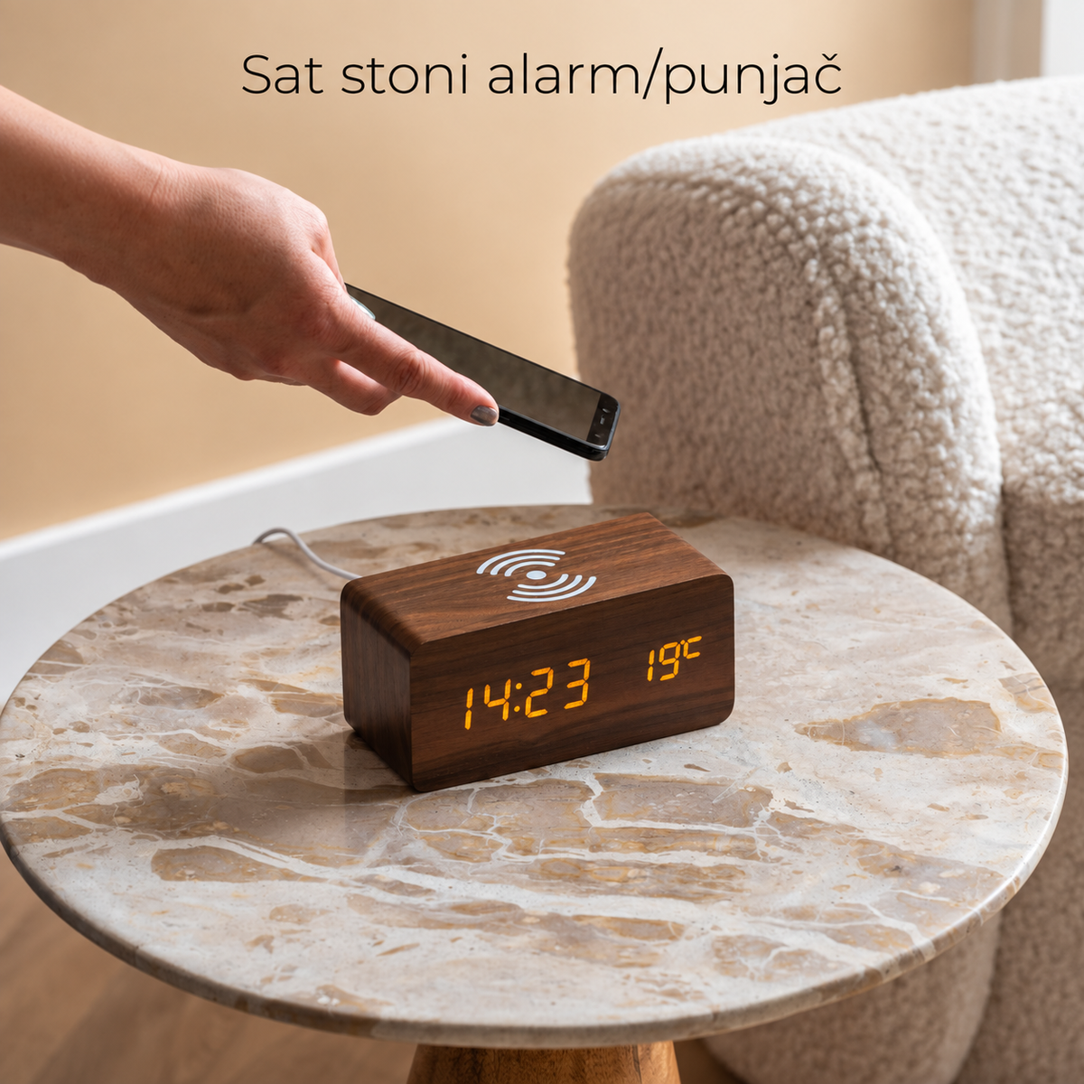 Sat stoni alarm/punjač