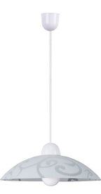 Scroll Visilica D30 E27 60W belo