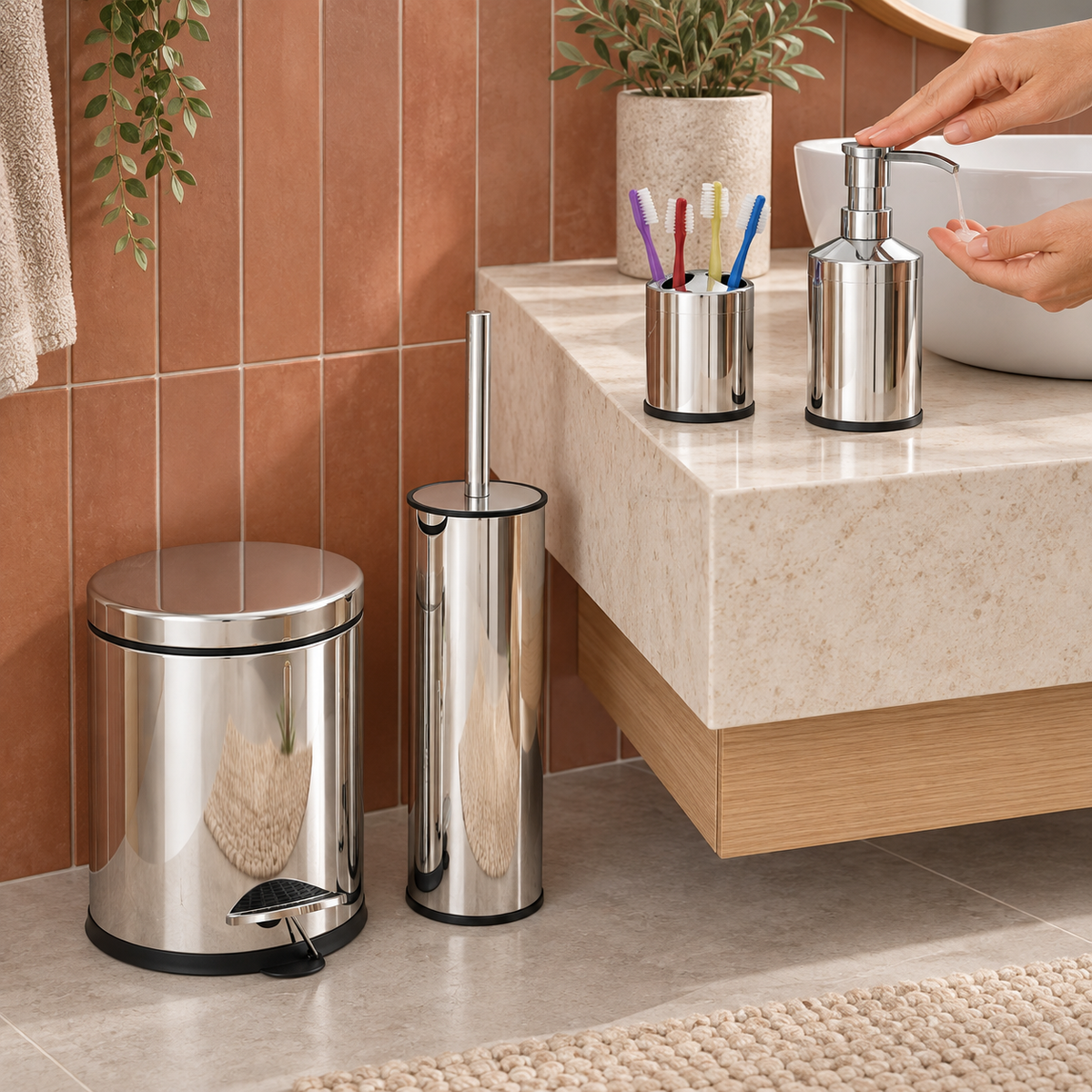 Set za kupatilo, inox ZLN4605