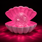 Shell gliter RGB lampa na baterije