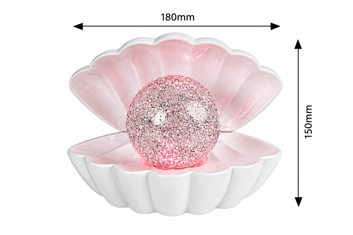 Shell gliter RGB lampa na baterije