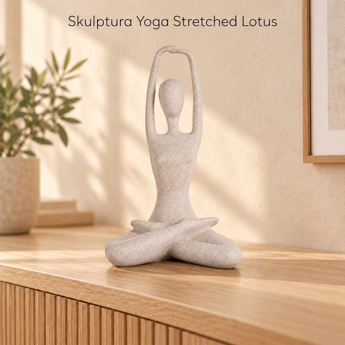 Skulptura Yoga Stretched Lotus