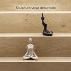 Skulptura yoga dekoracija