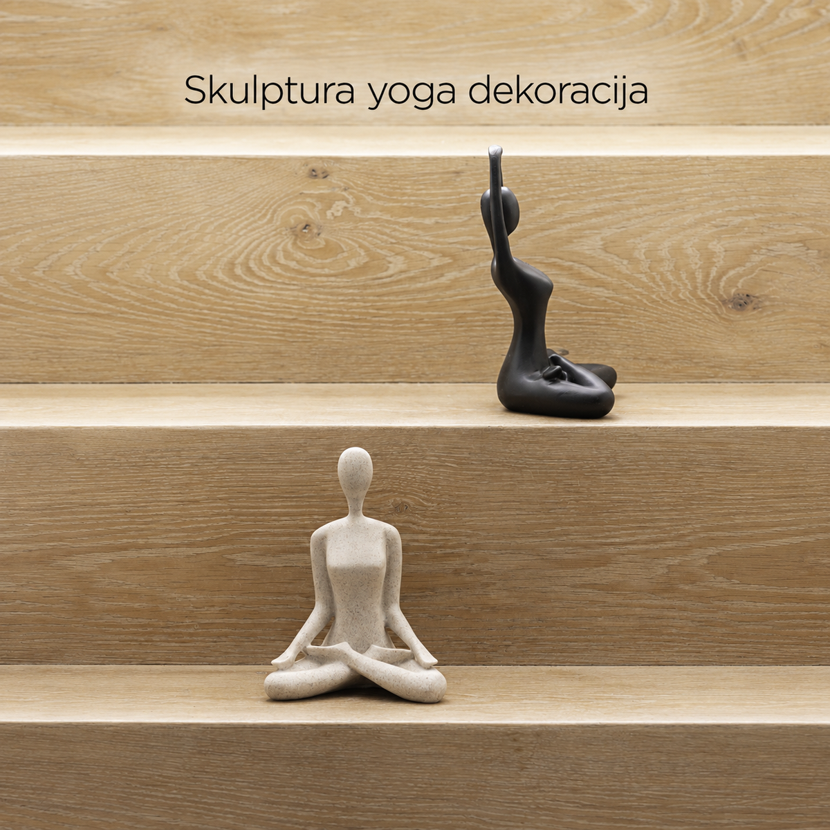 Skulptura yoga dekoracija