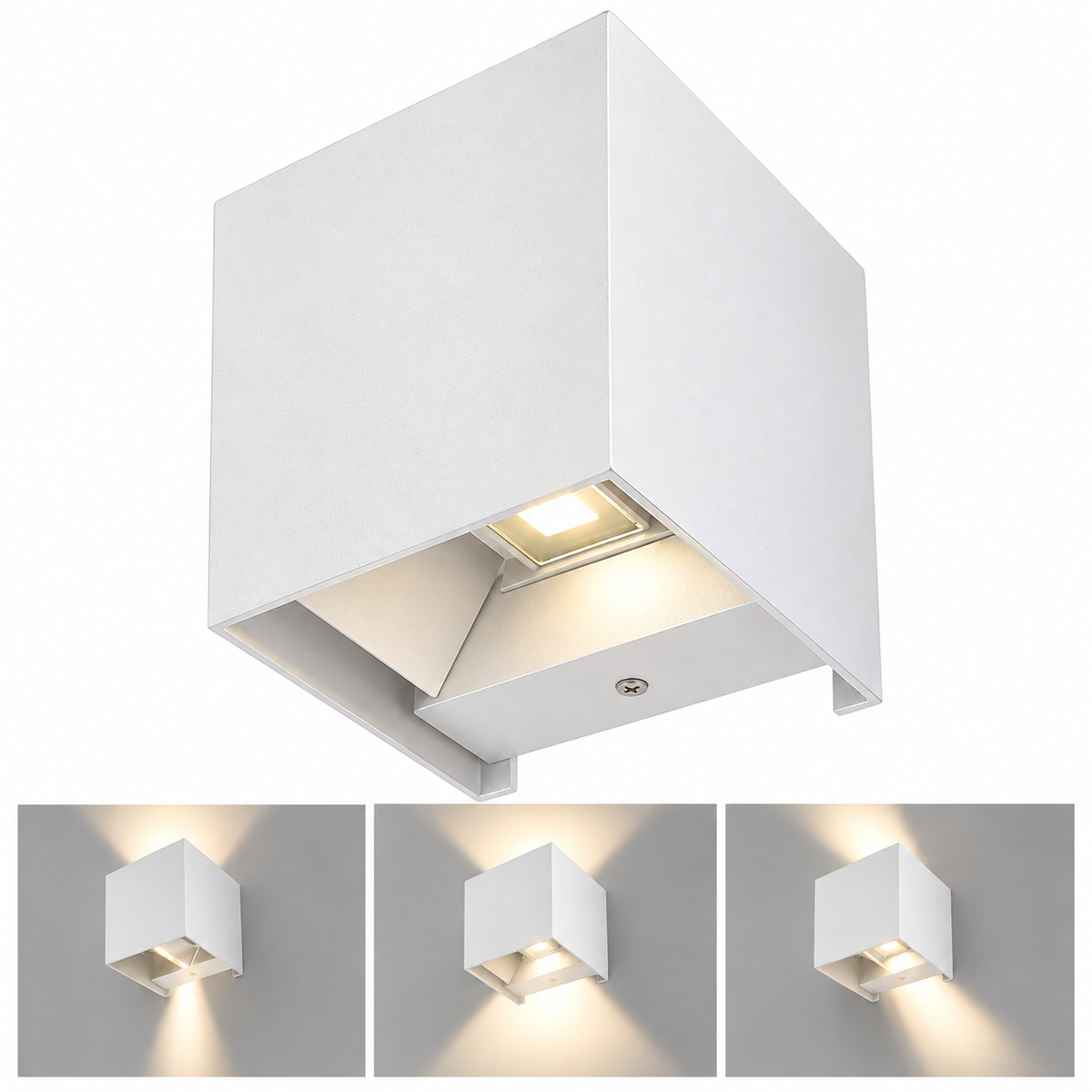 Solin Zidna spoljna lampa 1X42W mat bela