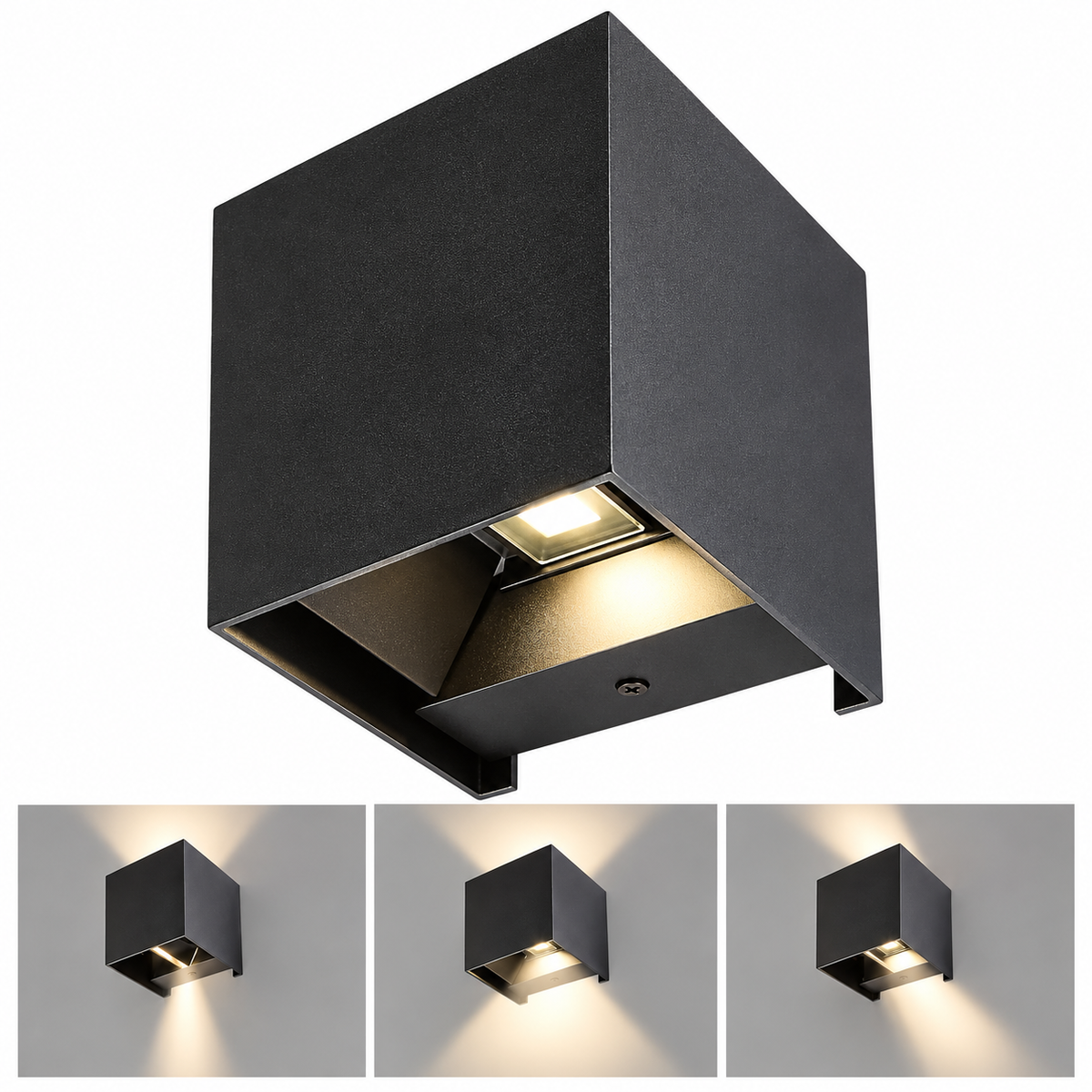 Solin Zidna spoljna lampa 1X42W  mat crna
