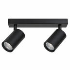 Solo plafonska crna metal spot lamp 2xGU10