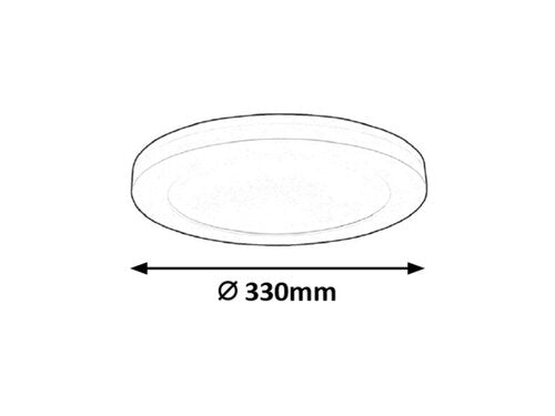 Sonnet ugradna I nadgradna plafonjera LED 30W 2800lm