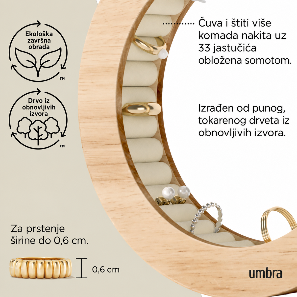 Stalak za nakit FERRIS Jewelry Organizer