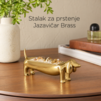 Stalak za prstenje Jazavičar Brass