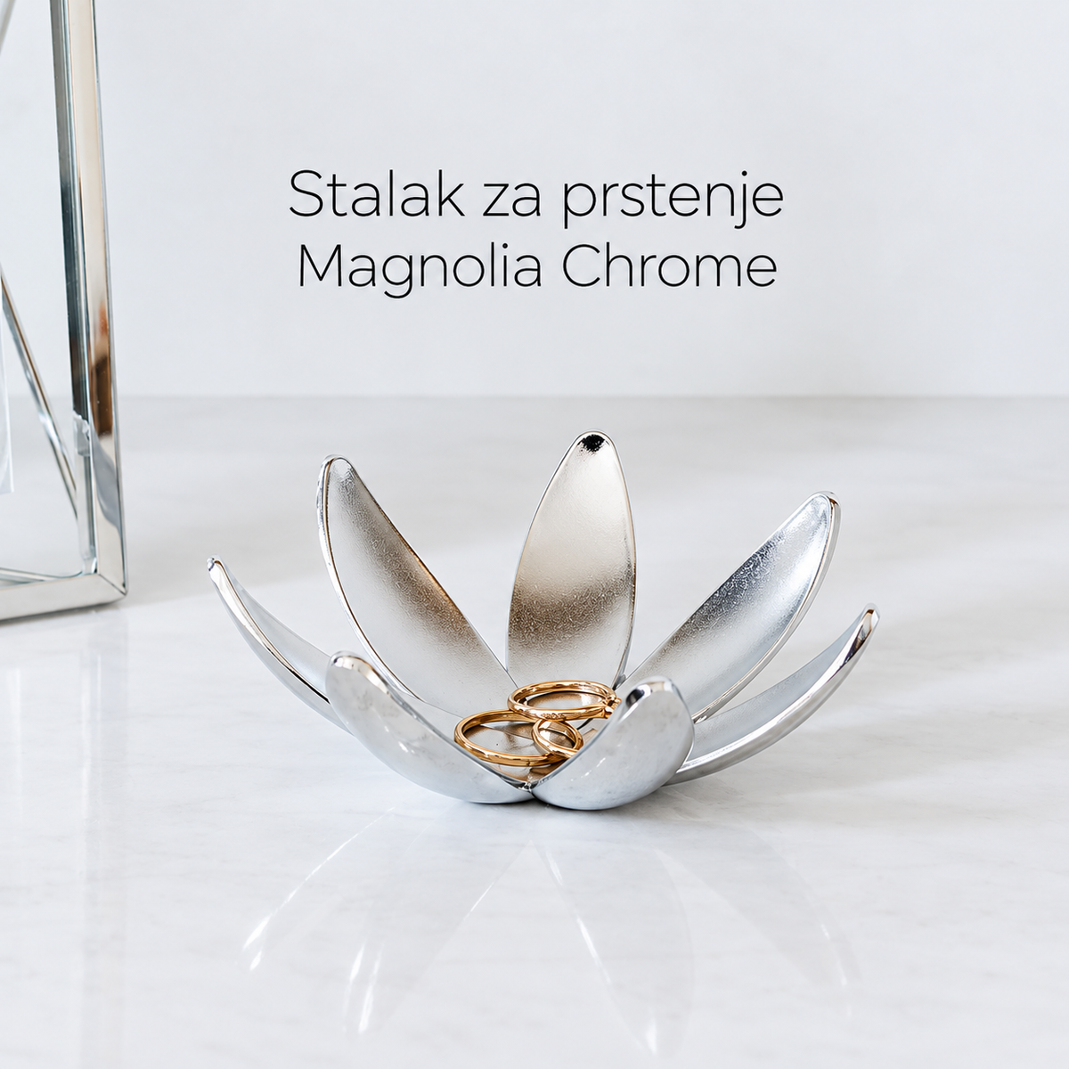 Stalak za prstenje Magnolia Chrome