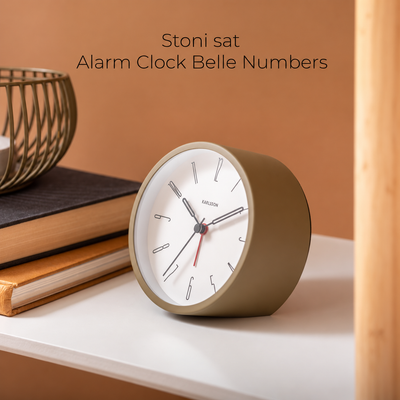 Stoni sat Alarm Clock Belle Numbers