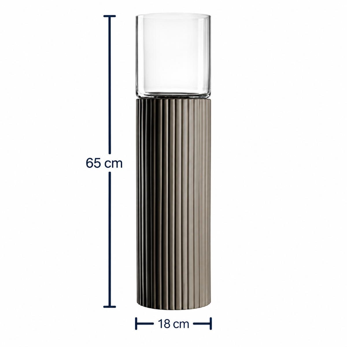 Svećnjak Hurricane lamp POESIA 65 CM