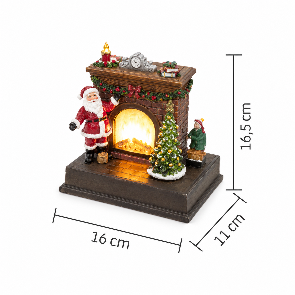 Svetleća LED diorama "kamin" DRM14