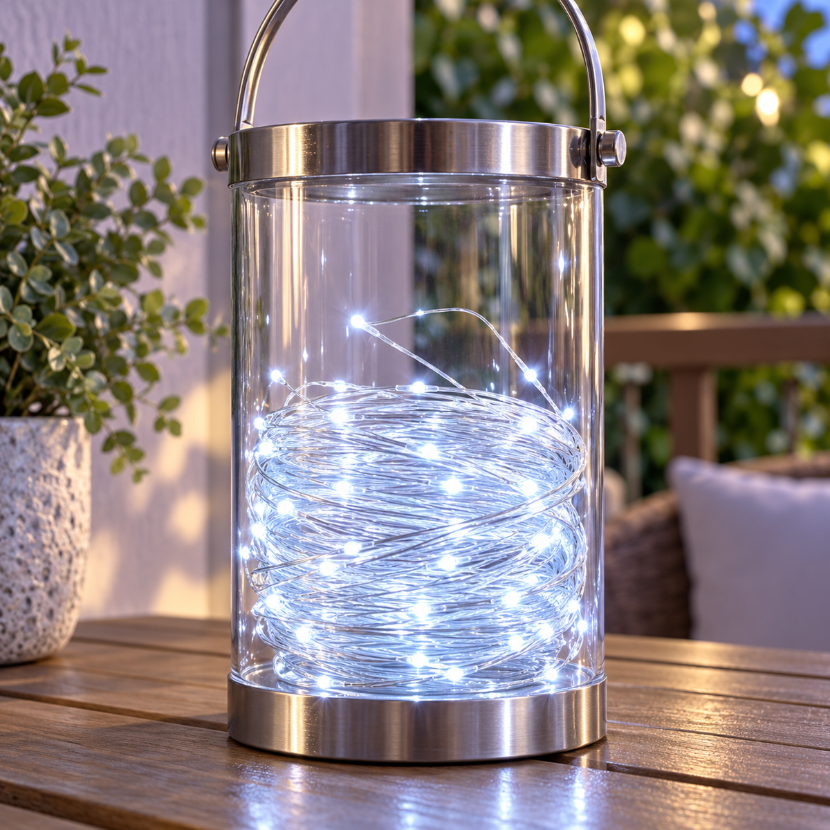 Svetleći niz sa 1000 hladno belih LED dioda 70m KKL1012DWH