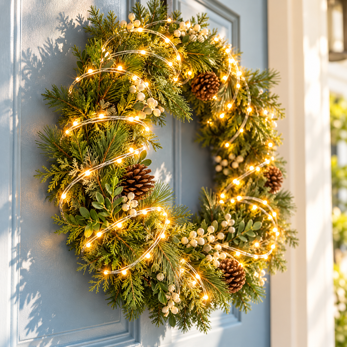 Svetleći niz sa 1000 toplo belih LED dioda 70m KKL1012DWW