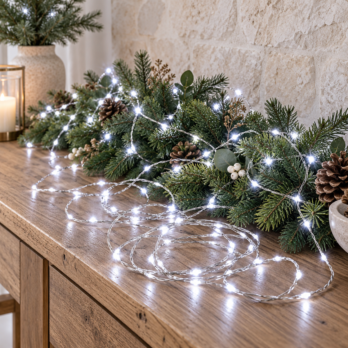 Svetleći niz sa 200 hladno belih LED dioda ML200/WH