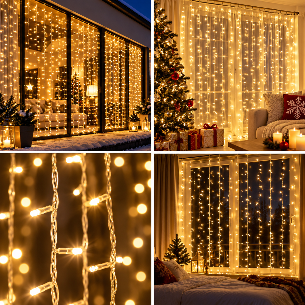 Svetleći niz sa 294 hladno bele LED diode KIN294C/WH
