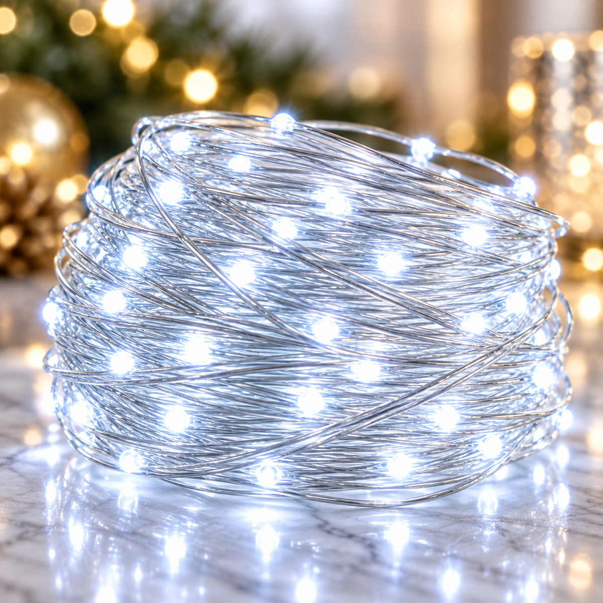 Svetleći niz sa 500 hladno belih LED dioda 35m KKL512DWH