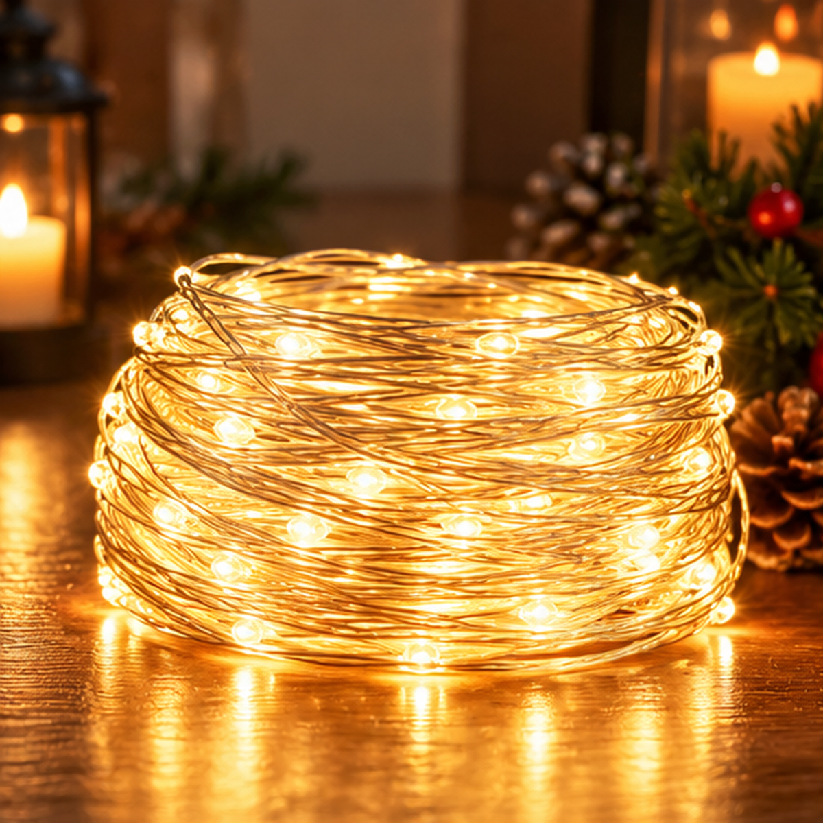 Svetleći niz sa 500 toplo belih LED dioda 35m KKL512DWW