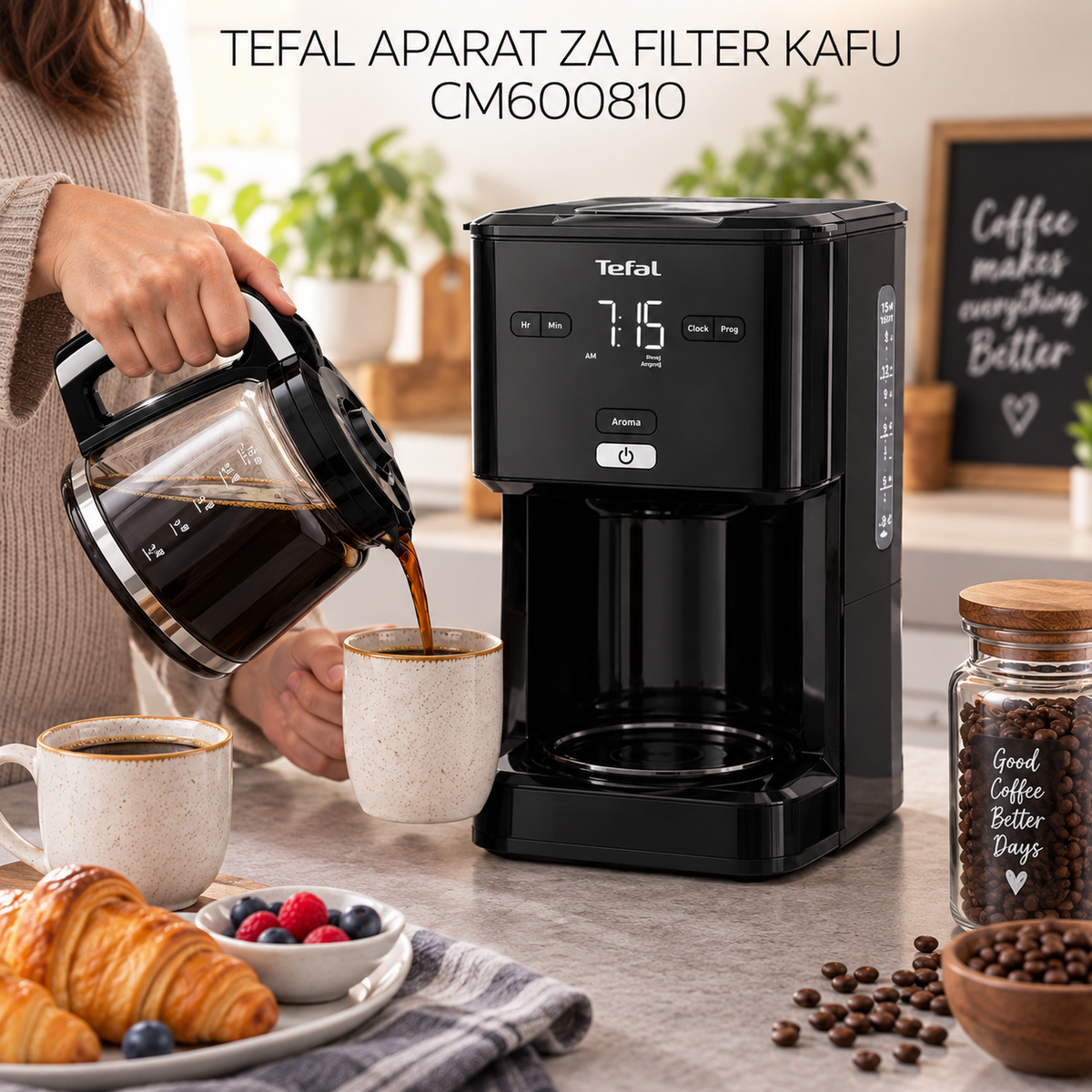 TEFAL APARAT ZA FILTER KAFU CM600810