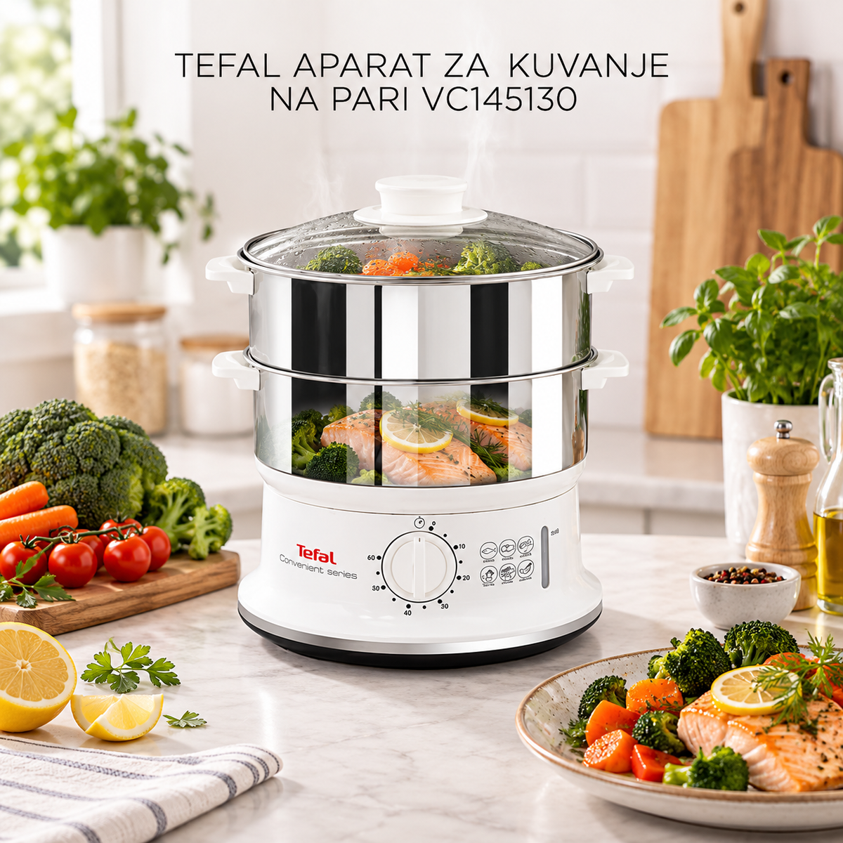 TEFAL APARAT ZA KUVANJE NA PARI VC145130