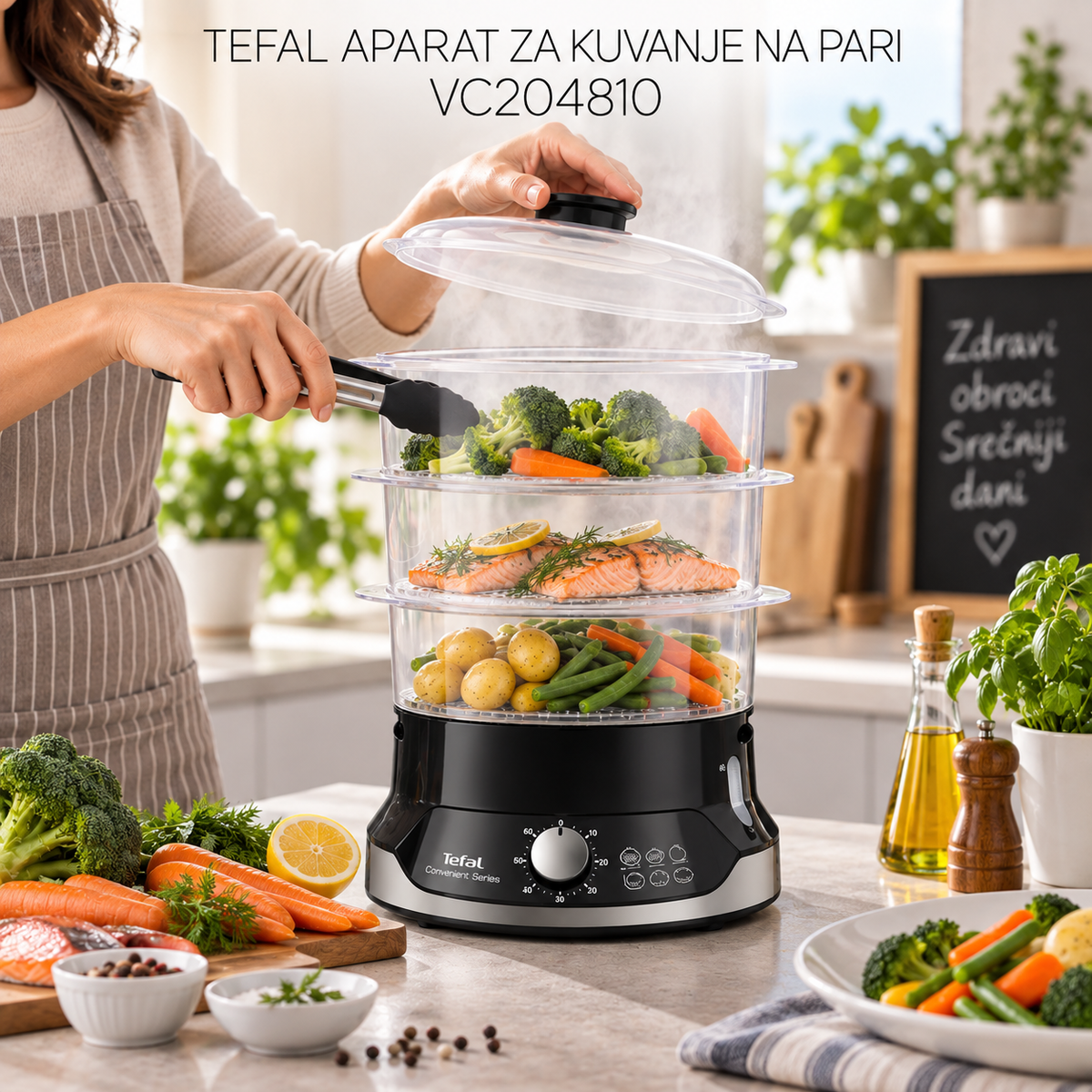 TEFAL APARAT ZA KUVANJE NA PARI VC204810