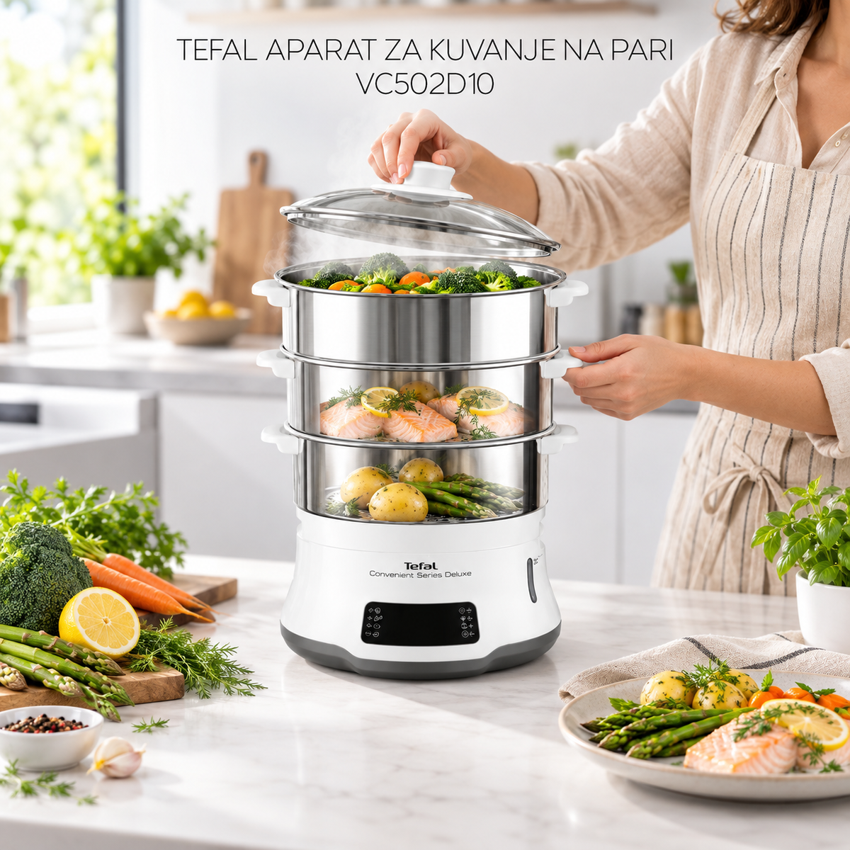 TEFAL APARAT ZA KUVANJE NA PARI VC502D10
