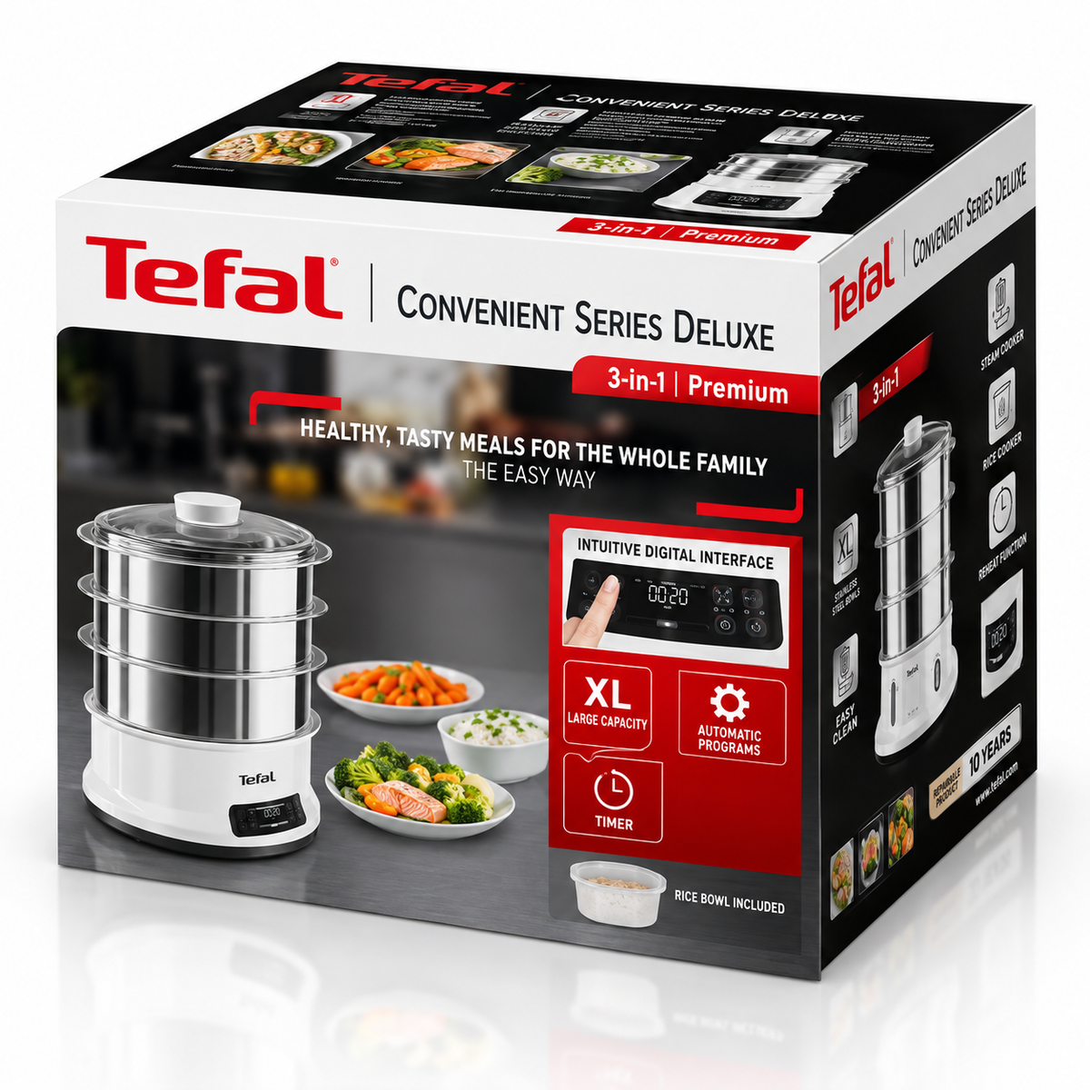 TEFAL APARAT ZA KUVANJE NA PARI VC502D10