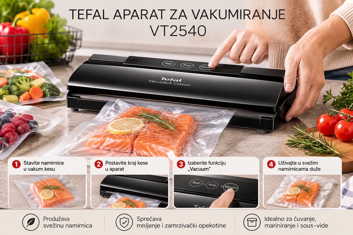TEFAL APARAT ZA VAKUMIRANJE VT2540