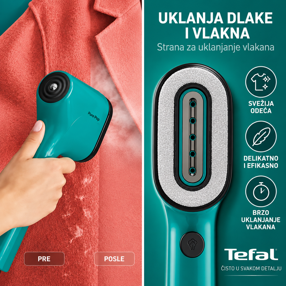 TEFAL APARAT ZA VERTIKALNO PEGLANJE DT2024