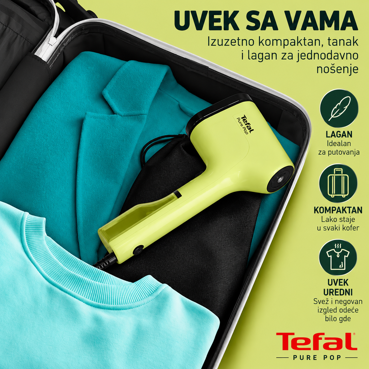 TEFAL APARAT ZA VERTIKALNO PEGLANJE DT2025