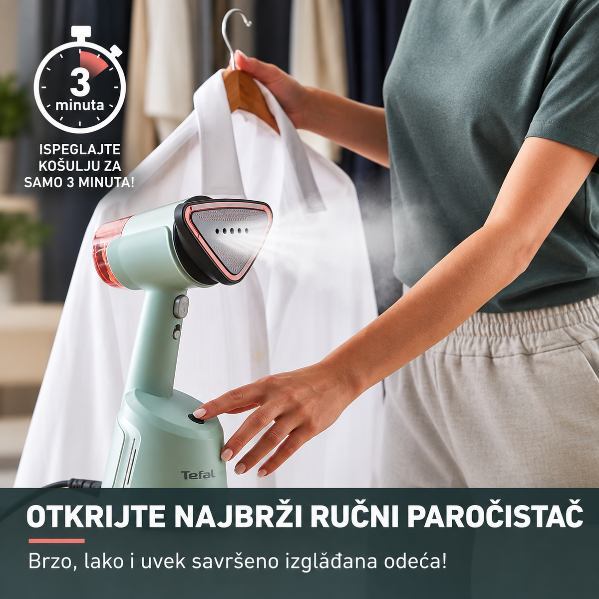 TEFAL APARAT ZA VERTIKALNO PEGLANJE DT9814