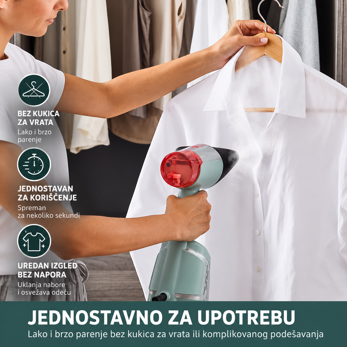 TEFAL APARAT ZA VERTIKALNO PEGLANJE DT9814