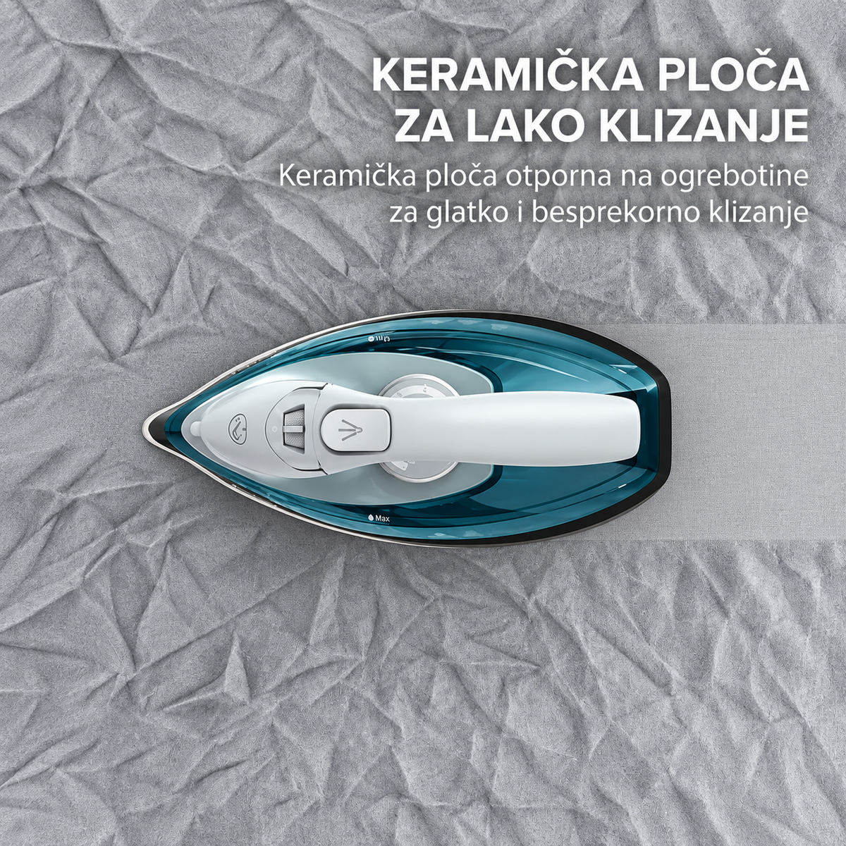 TEFAL BEŽIČNA PEGLA NA PARU FV6670