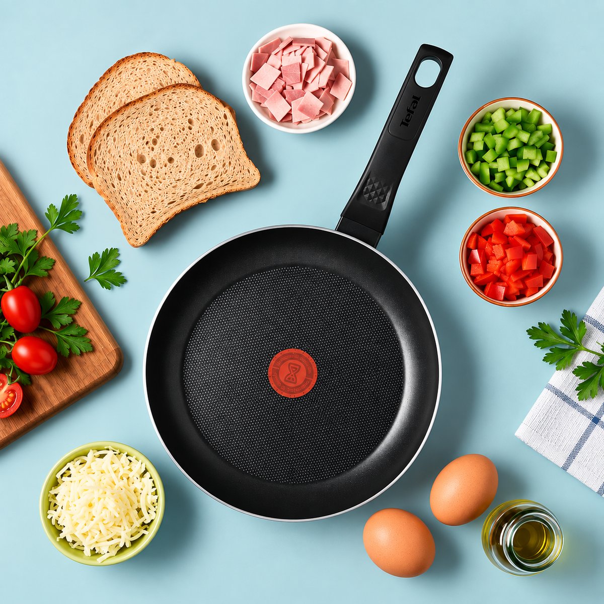 TEFAL DUBOKI TIGANJ 24cm B5670453 EASY COOK AND CLEAN