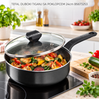 TEFAL DUBOKI TIGANJ SA POKLOPCEM 24cm B5673253