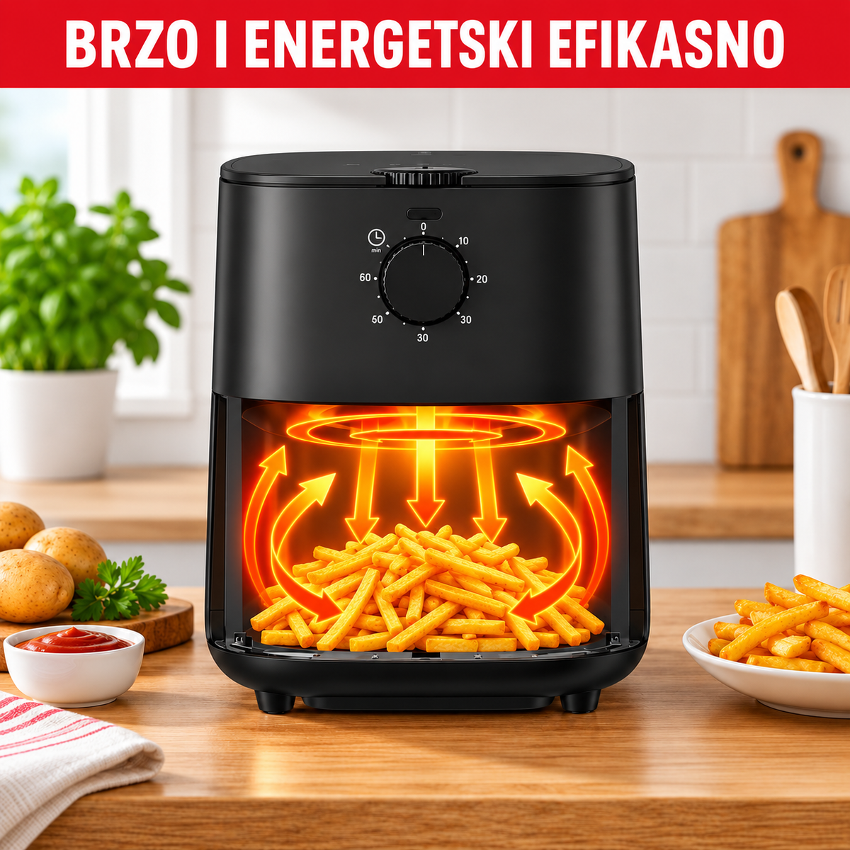 TEFAL FRITEZA NA VRUĆ VAZDUH EY130815
