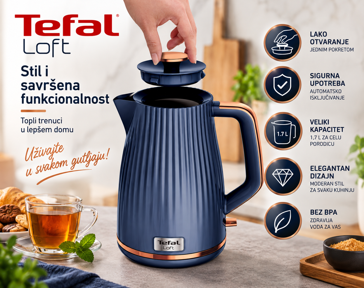 TEFAL KUVALO ZA VODU KO251430