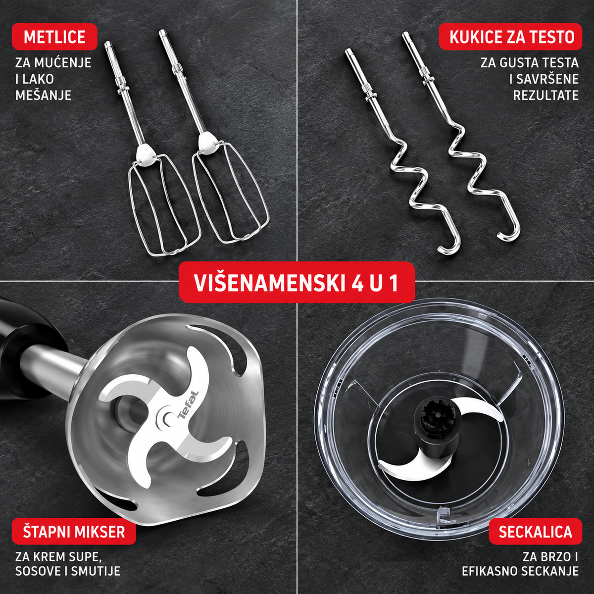 TEFAL MIKSER HT663A