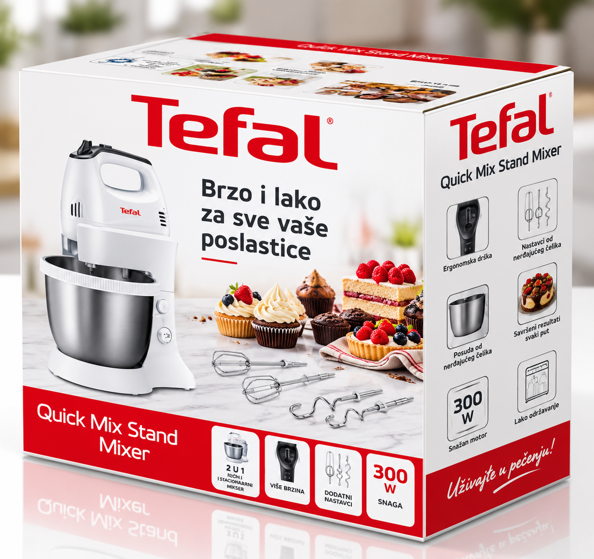 TEFAL MIKSER SA POSUDOM HT312138