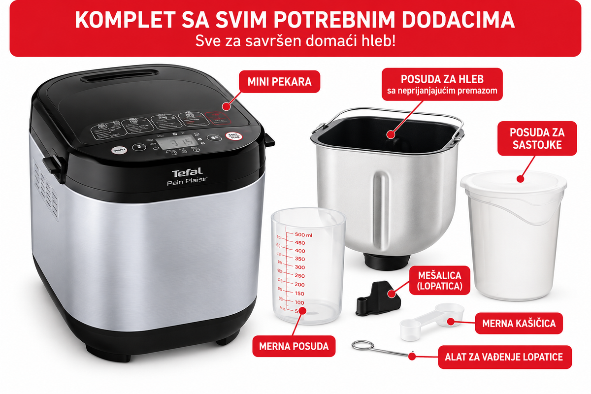 TEFAL MINI PEKARA PF240E38
