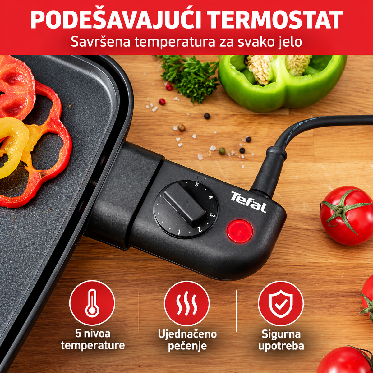 TEFAL ROŠTILJ CB503813