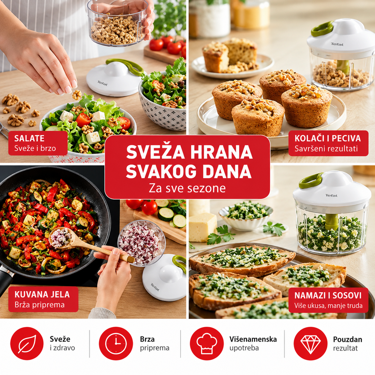 TEFAL RUČNA SECKALICA K1330404