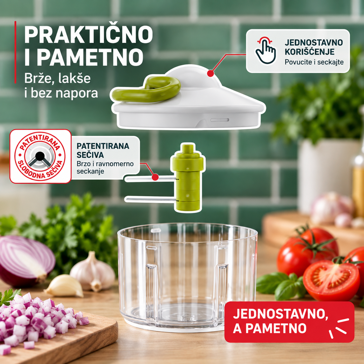TEFAL RUČNA SECKALICA K1330404