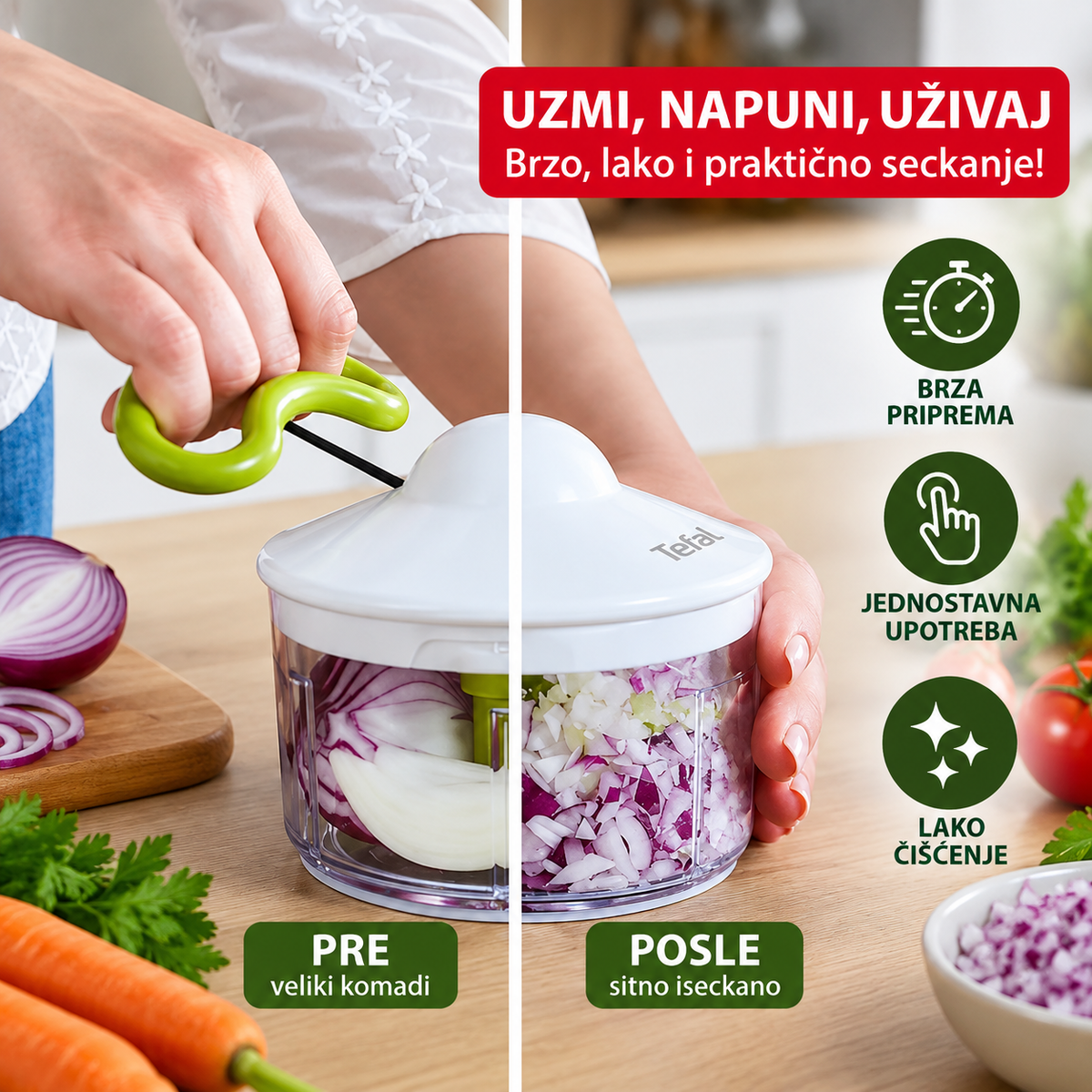 TEFAL RUČNA SECKALICA K1330755