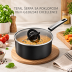 TEFAL ŠERPA SA POKLOPCEM 18cm G3282343 EXCELLENCE